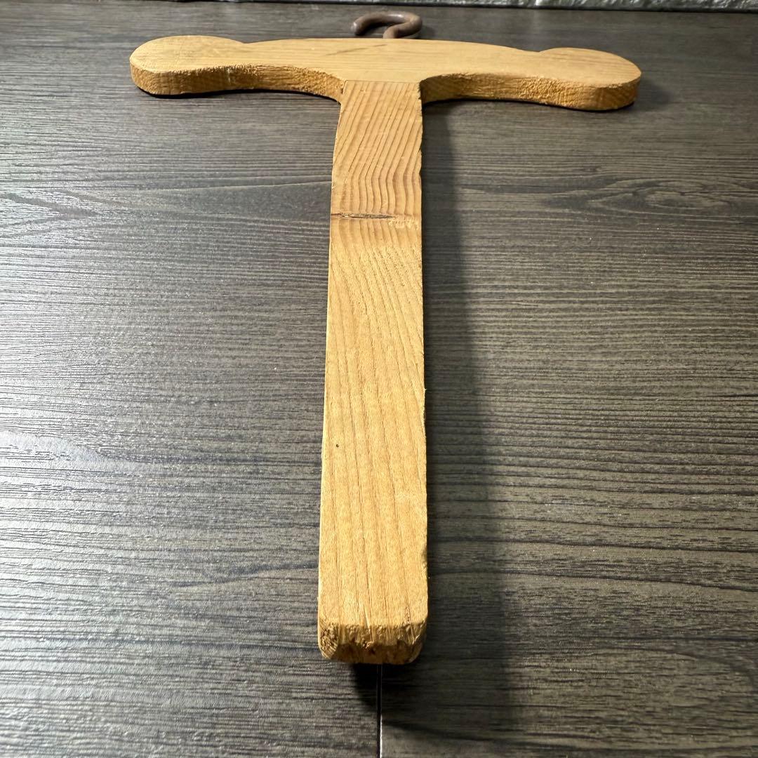 フランス アンティーク ミニサイズ クロスハンガー 十字架 ブロカント