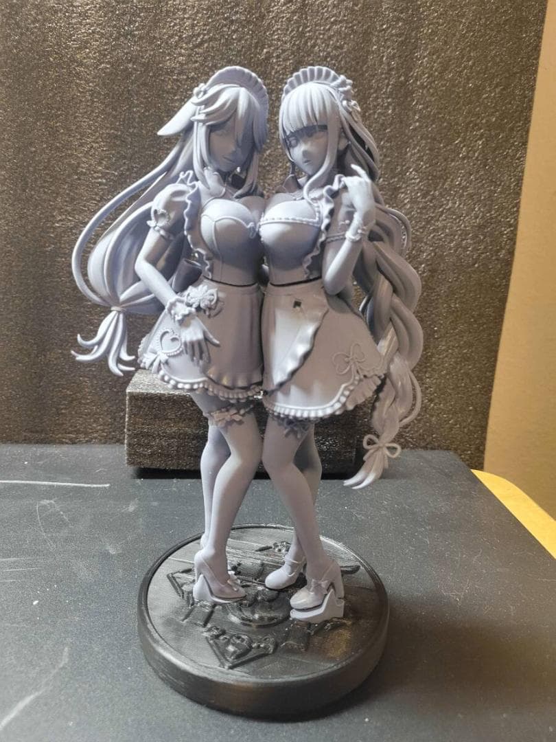 未塗装未組立　ガレキ　ガレージキット　フィギュア　原神　雷電将軍　八重神子　影