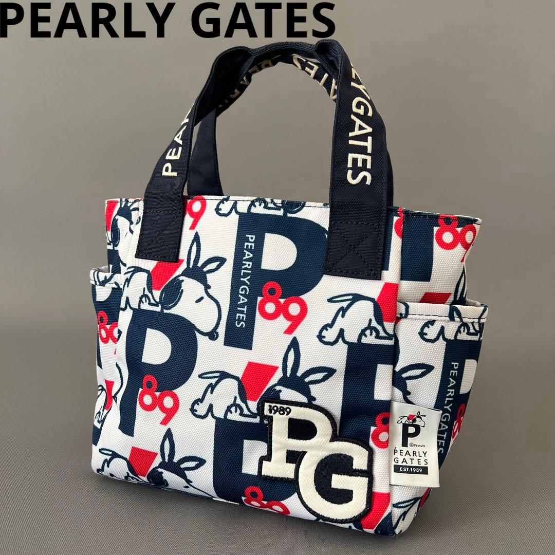 パーリーゲイツ　スヌーピー カートバッグ　ゴルフ　総柄　PEARLY GATES