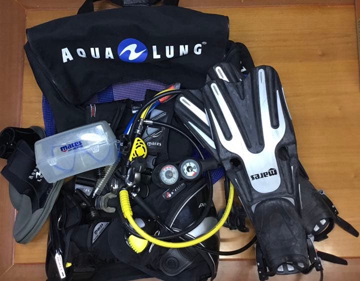 AQUA LUNG アクアラング　スキューバーセット