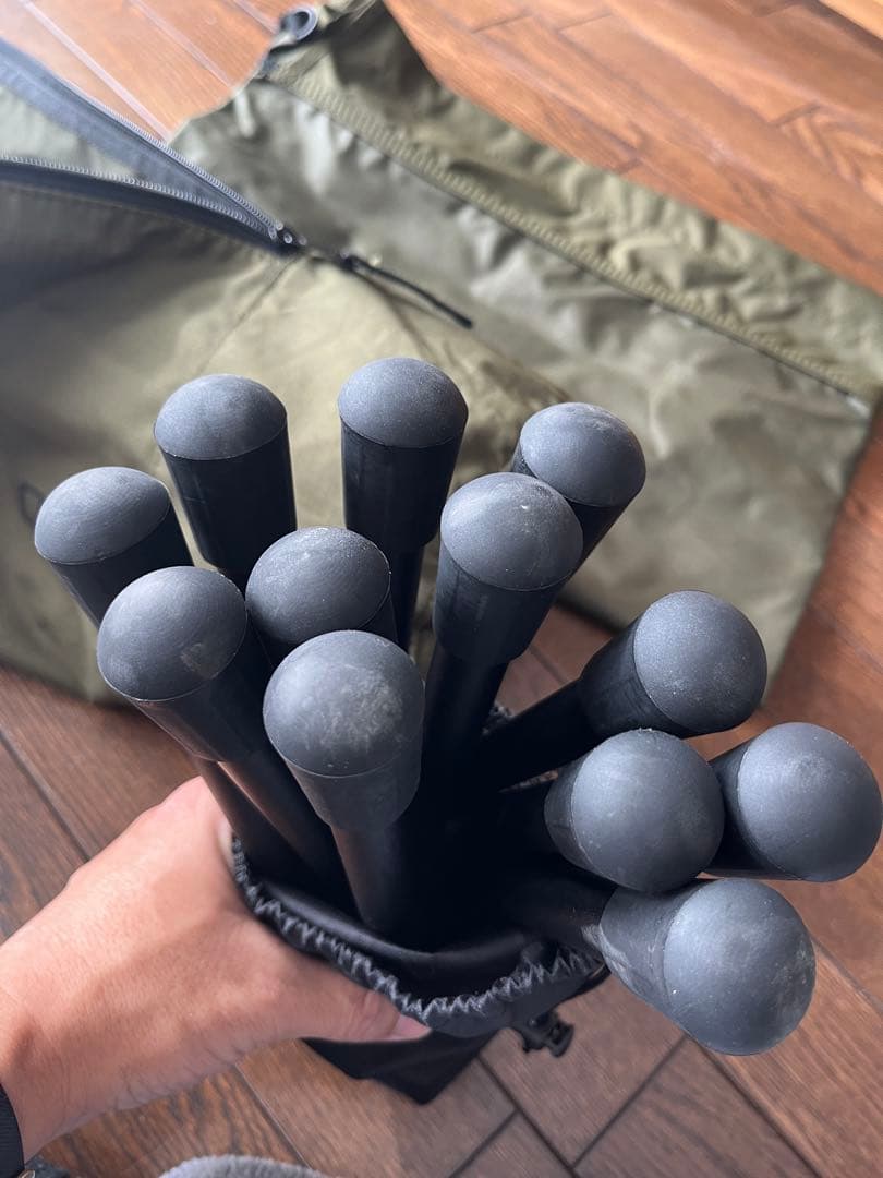 WAQ インフレータブルマット 8cm 2WAYコットセット