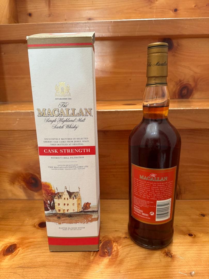 マッカラン カスクストレングス 赤ラベル Alc57.4%