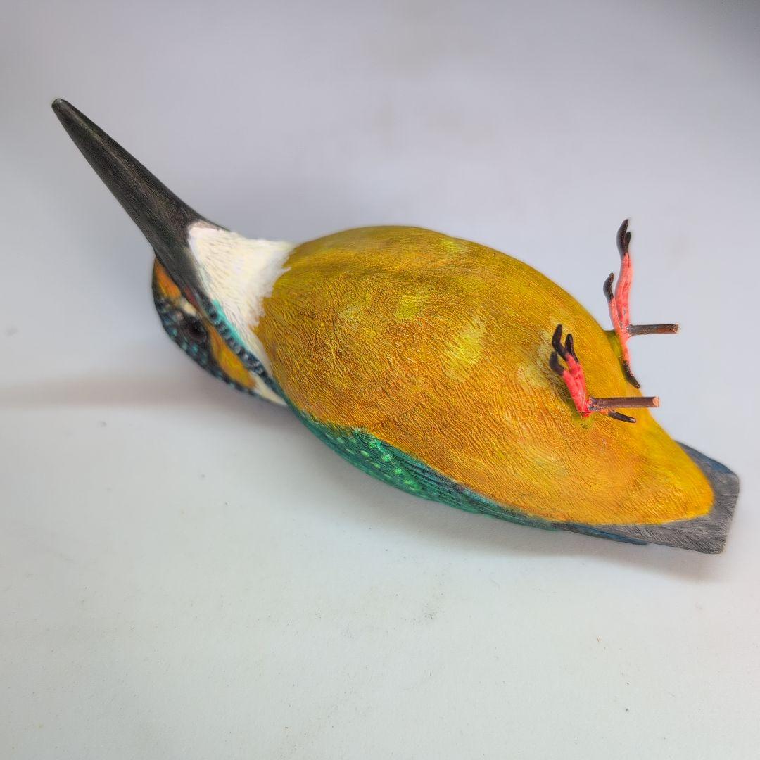 コーヒーヤロウさま専用　カワセミ バードカービング　　野鳥彫刻　木彫りの野鳥