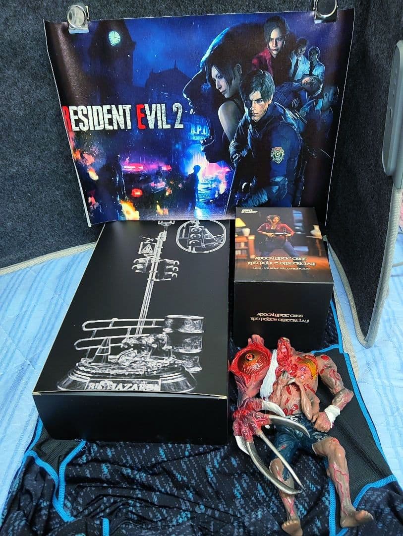 CAPCOM.[バイオハザード②(クレア＆バーキン＆ジオラマ台座)]