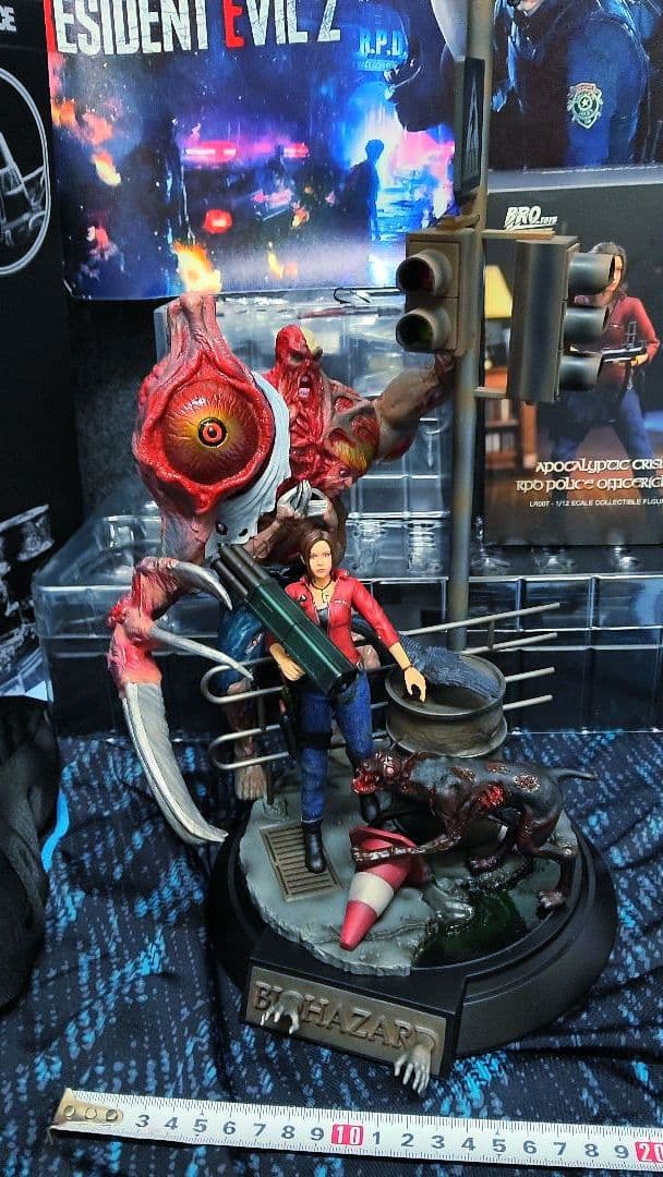 CAPCOM.[バイオハザード②(クレア＆バーキン＆ジオラマ台座)]