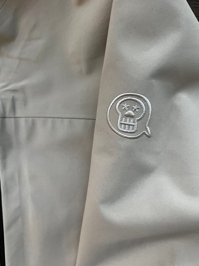 PEEP JACKET Lサイズ ベージュ/ダークブラウン