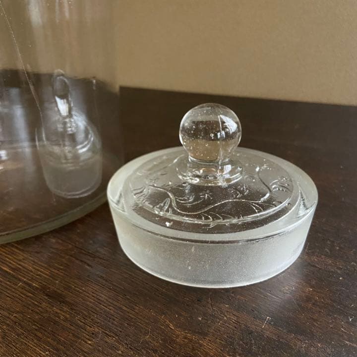 昭和レトロ　ガラス瓶　古い硝子　保存瓶　アンティークガラス