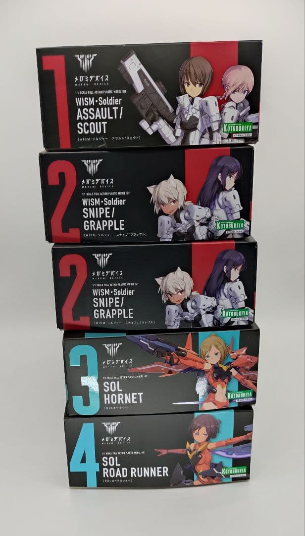 コトブキヤ メガミデバイス WISM SOL まとめ売り