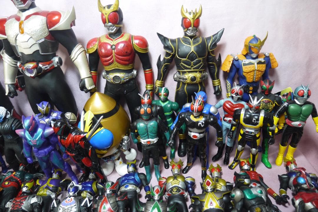 ライダーヒーローシリーズ　ビッグサイズソフビフィギュア　136体セット