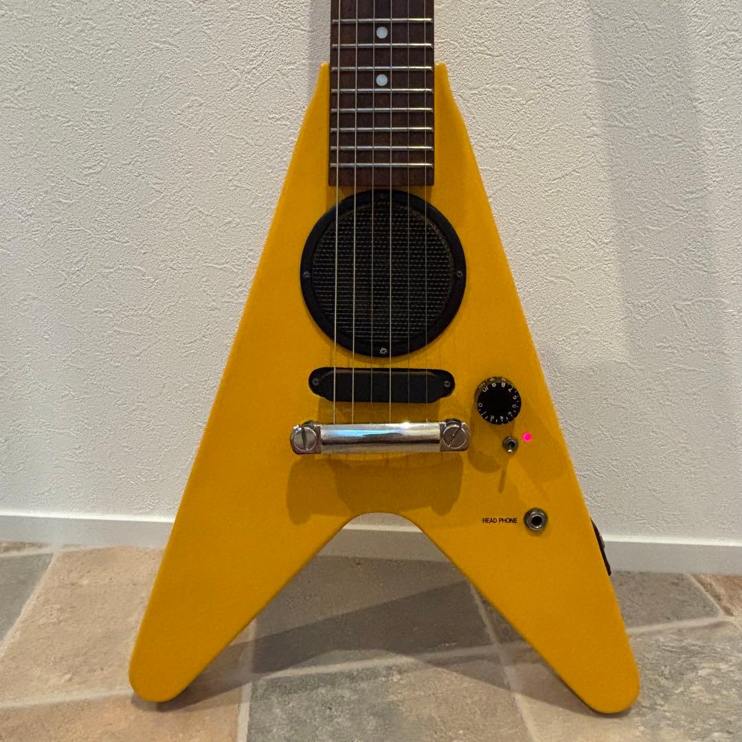 【美品】ミニフライングVエレキギターK- garage