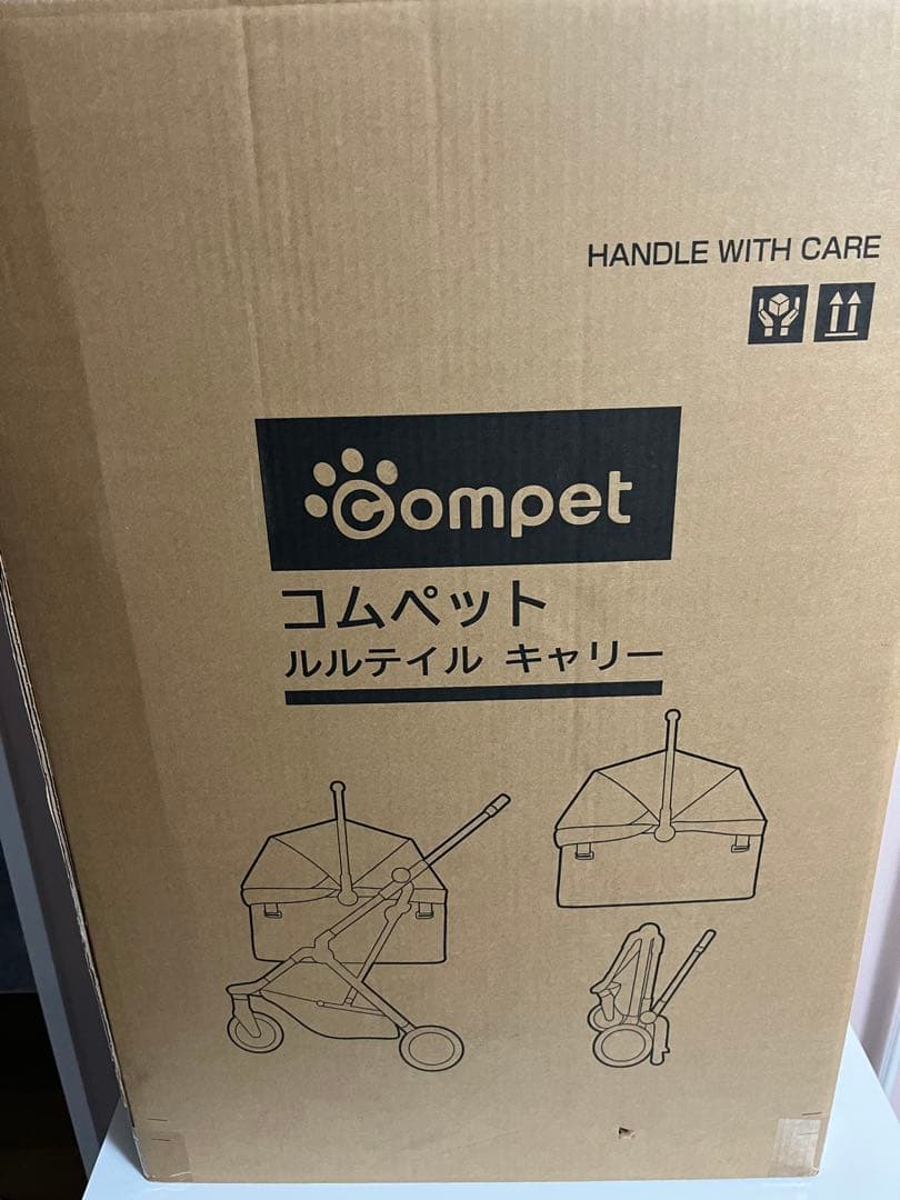 コムペット、ルルテイルキャリー ブラック