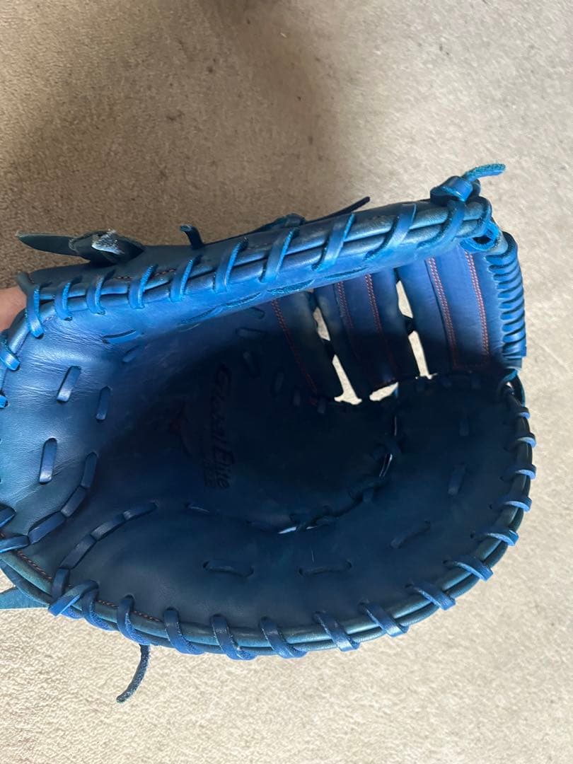 Mizuno Global Elite 軟式グローブ 青