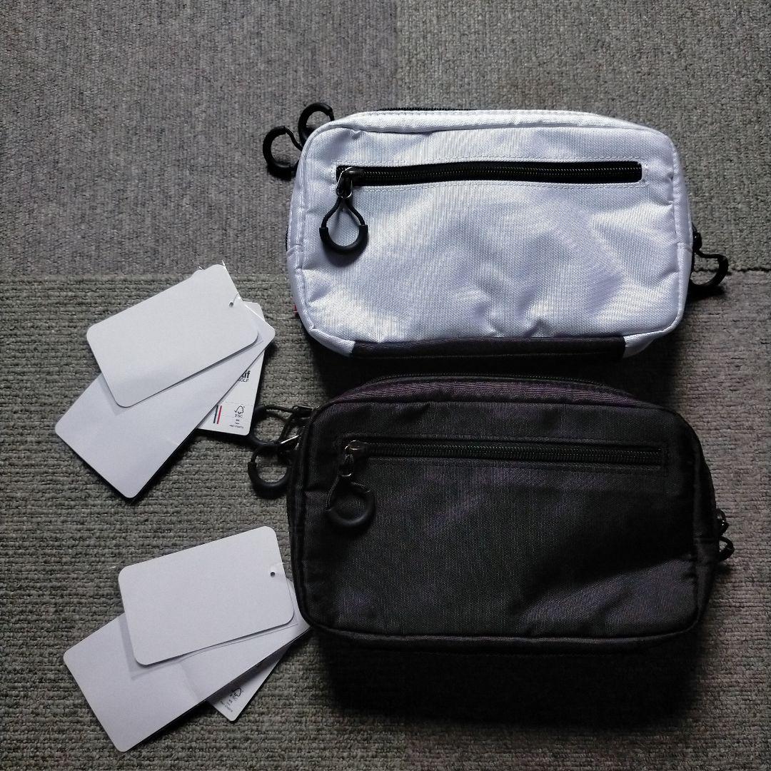 【新品未使用】ルコック スポルティフ ゴルフ ゴルフポーチ 白黒 2点セット