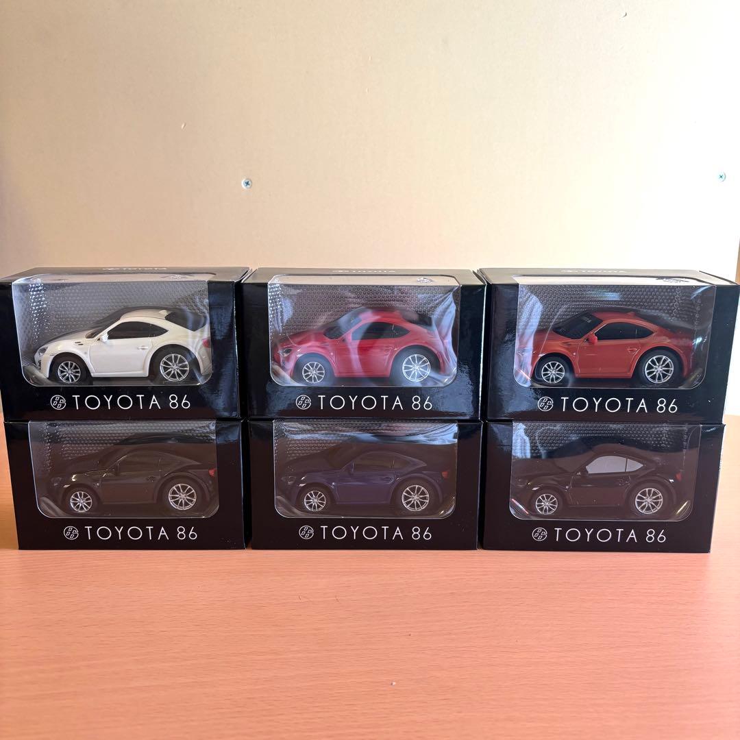 【非売品】 トヨタ 86 プルバックカー GR 6台セット