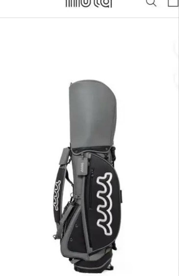 ムータ　キャディバッグ グレー DRx1 FWx2 UTx2 ヘッドカバーセット