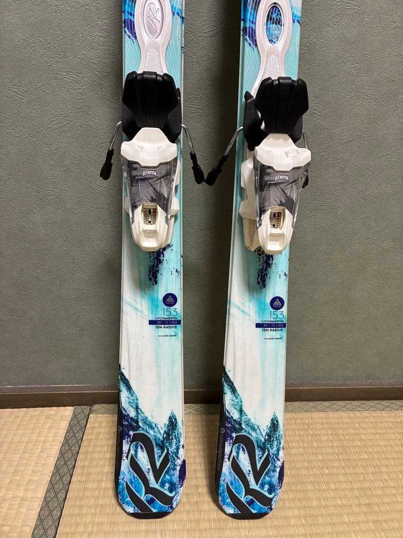 K2 SUPERSMOOTH スキー板 & シナノ スキーポール セット