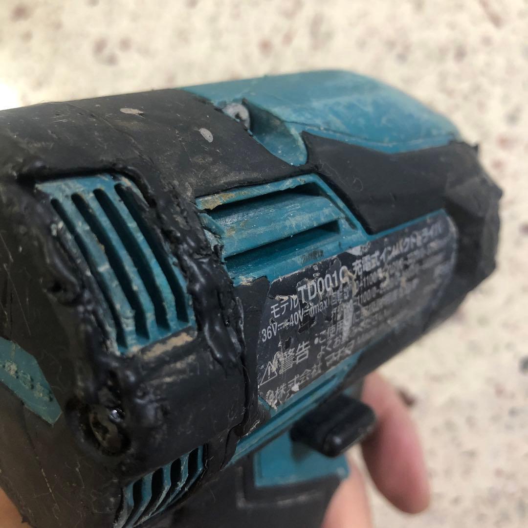 マキタインパクトドライバー40vTD001G動作品中古本体のみmakita