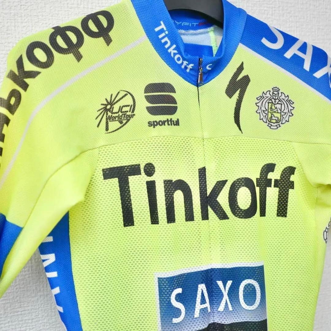 選手支給品 ティンコフサクソバンク コンタドール ロードスーツ スキンスーツ