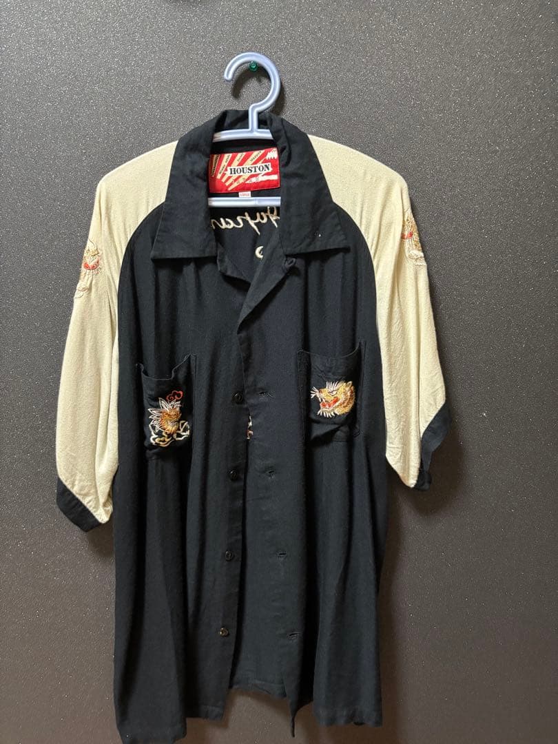HOUSTONスカシャツ　スーベニア　別珍
