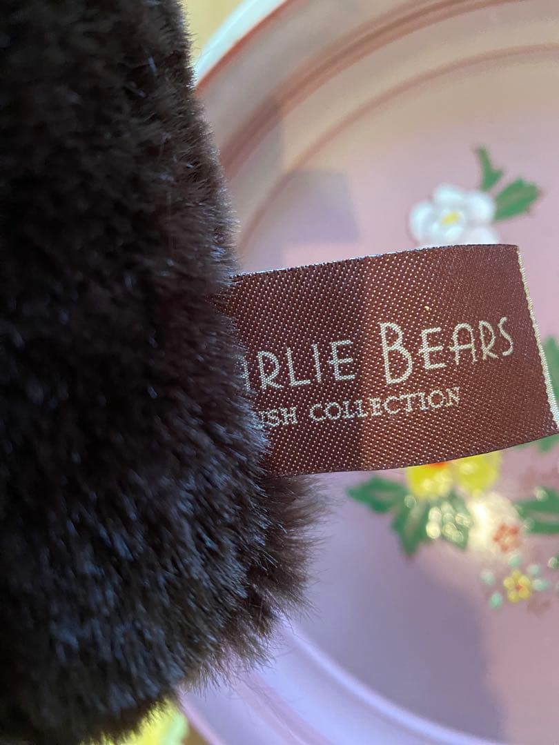 チャーリーベアーズ　 woodend テディベア　ダークブラウン