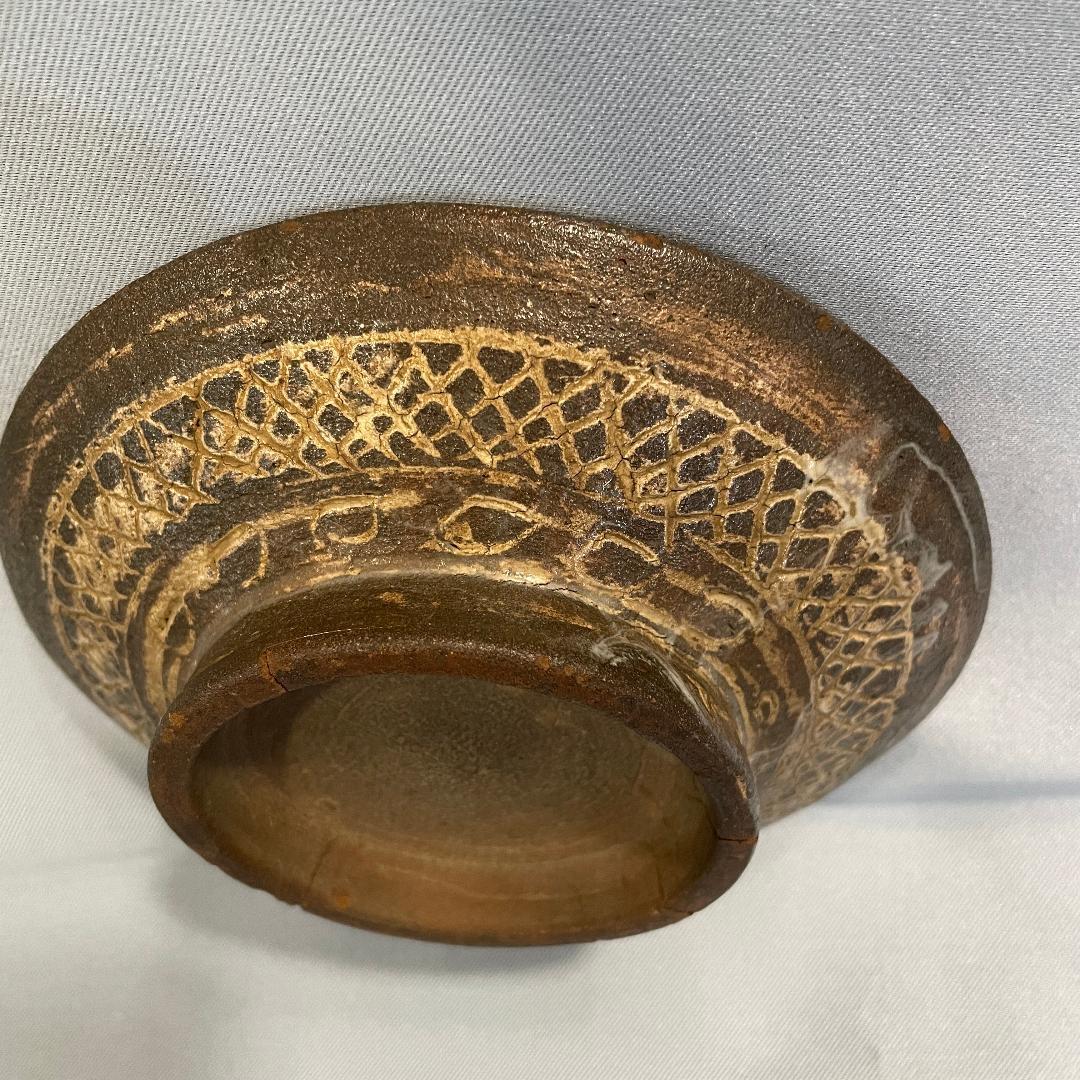 骨董品です！高麗焼 御本三島 盃台  K2288