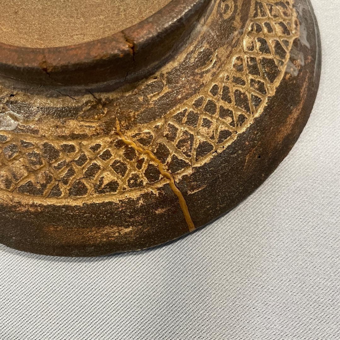 骨董品です！高麗焼 御本三島 盃台  K2288