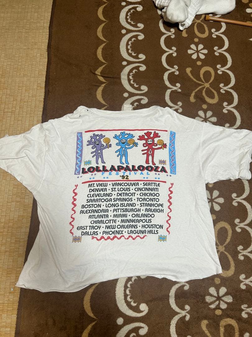 92s LOLLAPALOOZA Tシャツ 90s ロラパルーザ レッチリ