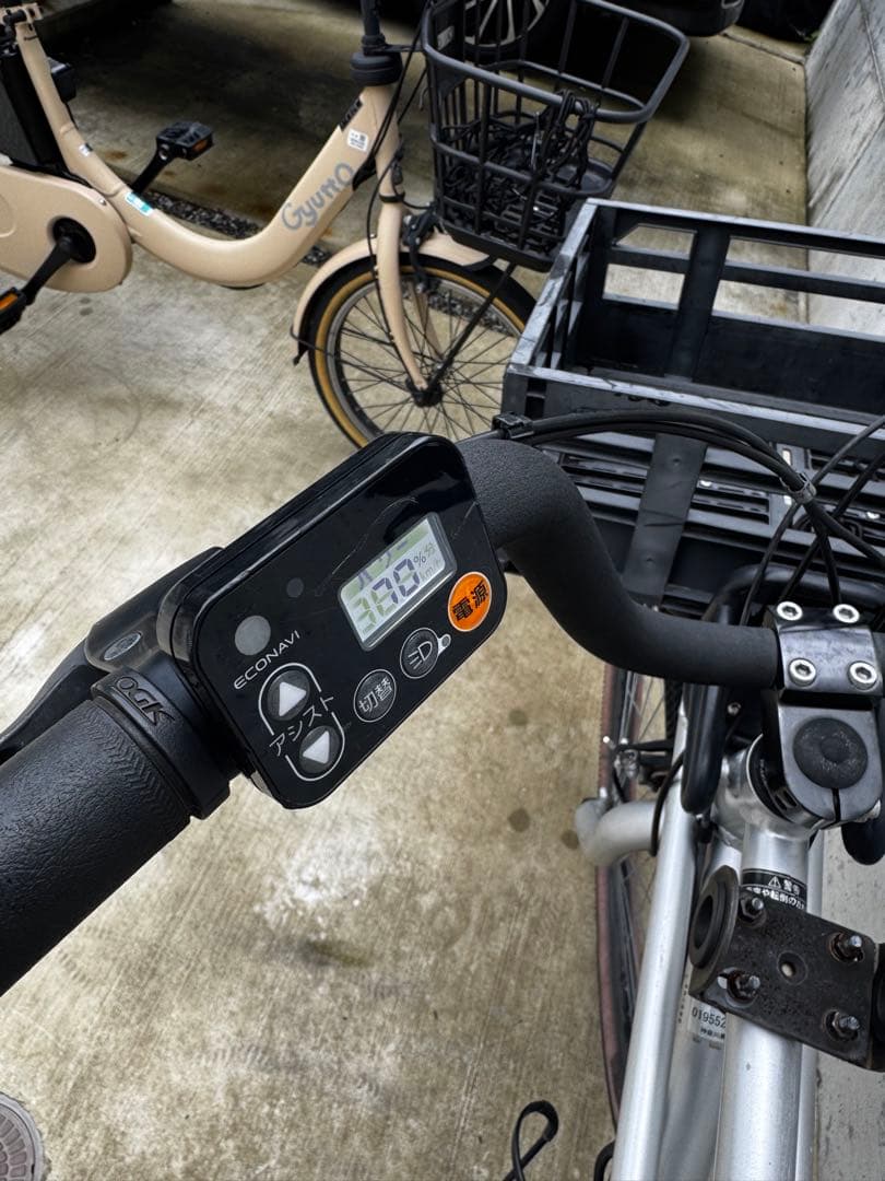 電動アシスト自転車 Panasonic BP02 26型 内装3段変速 シルバー