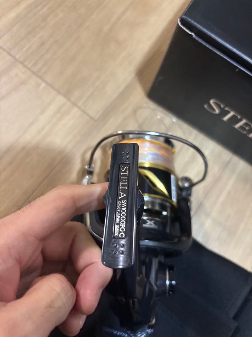 値下げ　美品　船持込1回　実釣未使用　シマノ 19ステラ　SW10000PG