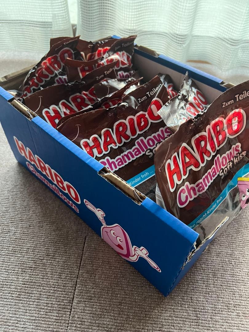 HARIBO Chamallows soft kiss 10袋パックボックス入り