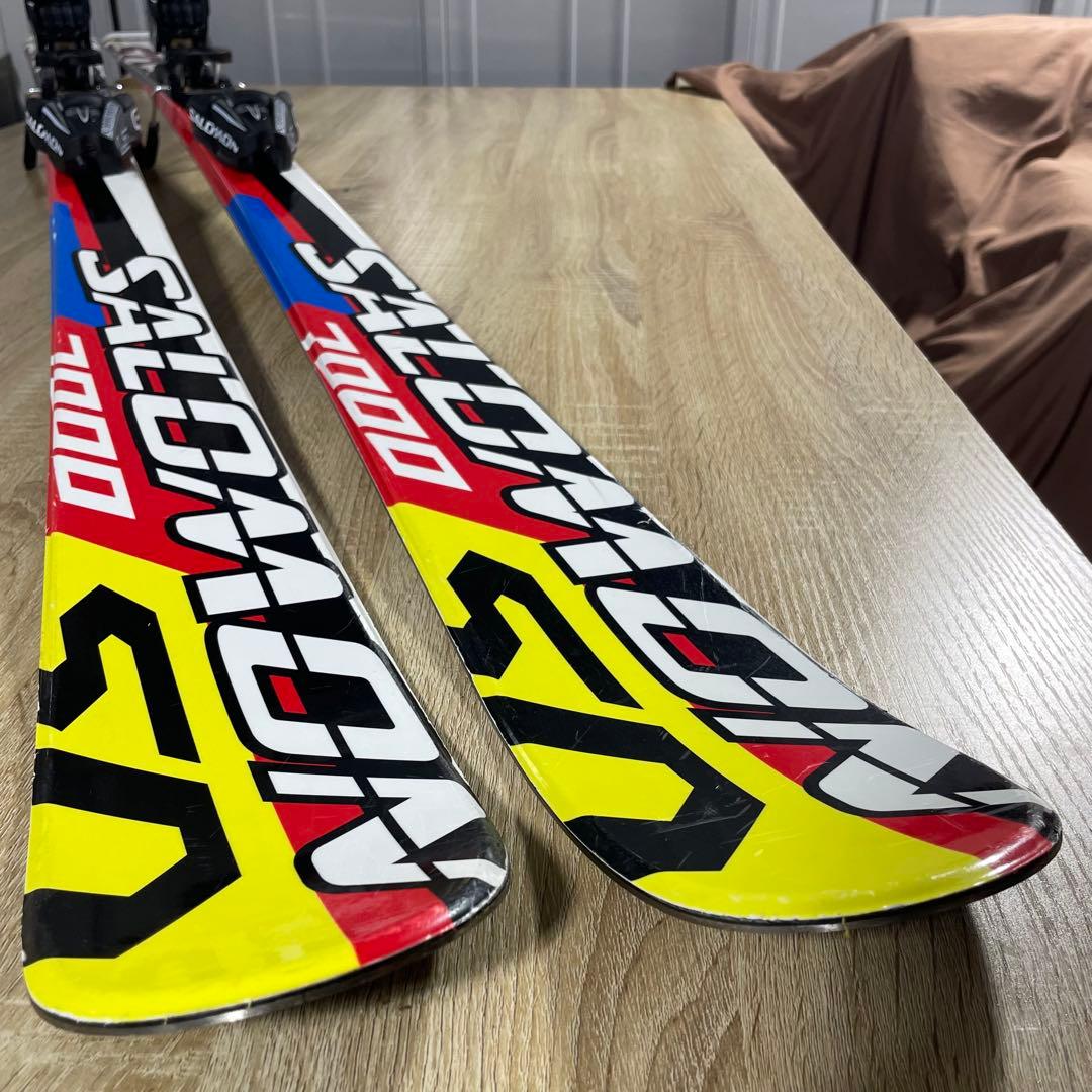 SALOMON170cm Hart27/27.5cmストック付きスキーセット