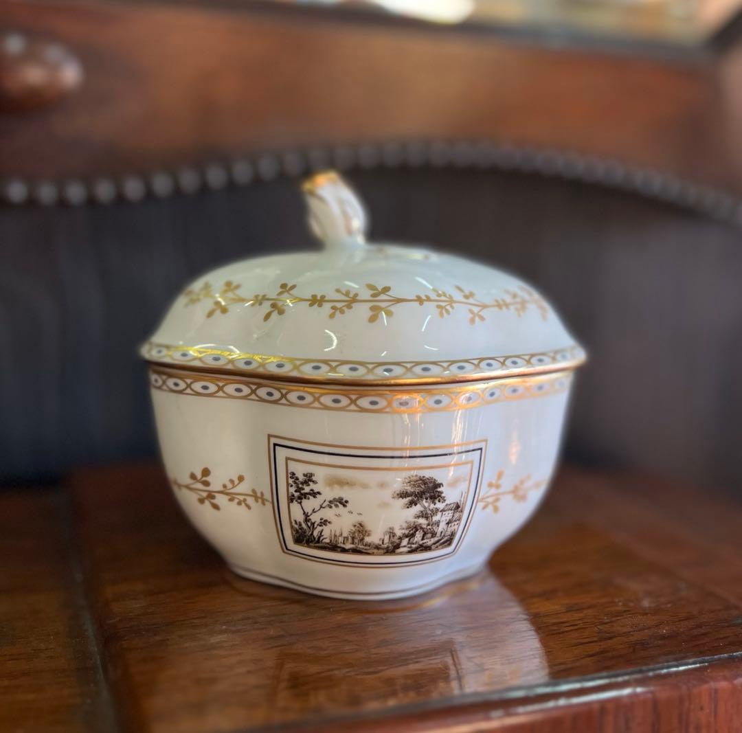 ジノリ Richard Ginori シュガーポット キャンディ入 小物入