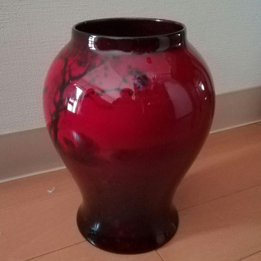 ロイヤルドルトン　フランベ②　花瓶　 　英国アンティーク