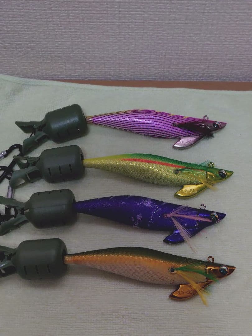 ダイワ　ヤマシタ　シマノ　エギ16本セット　ケース＆カンナカバー付