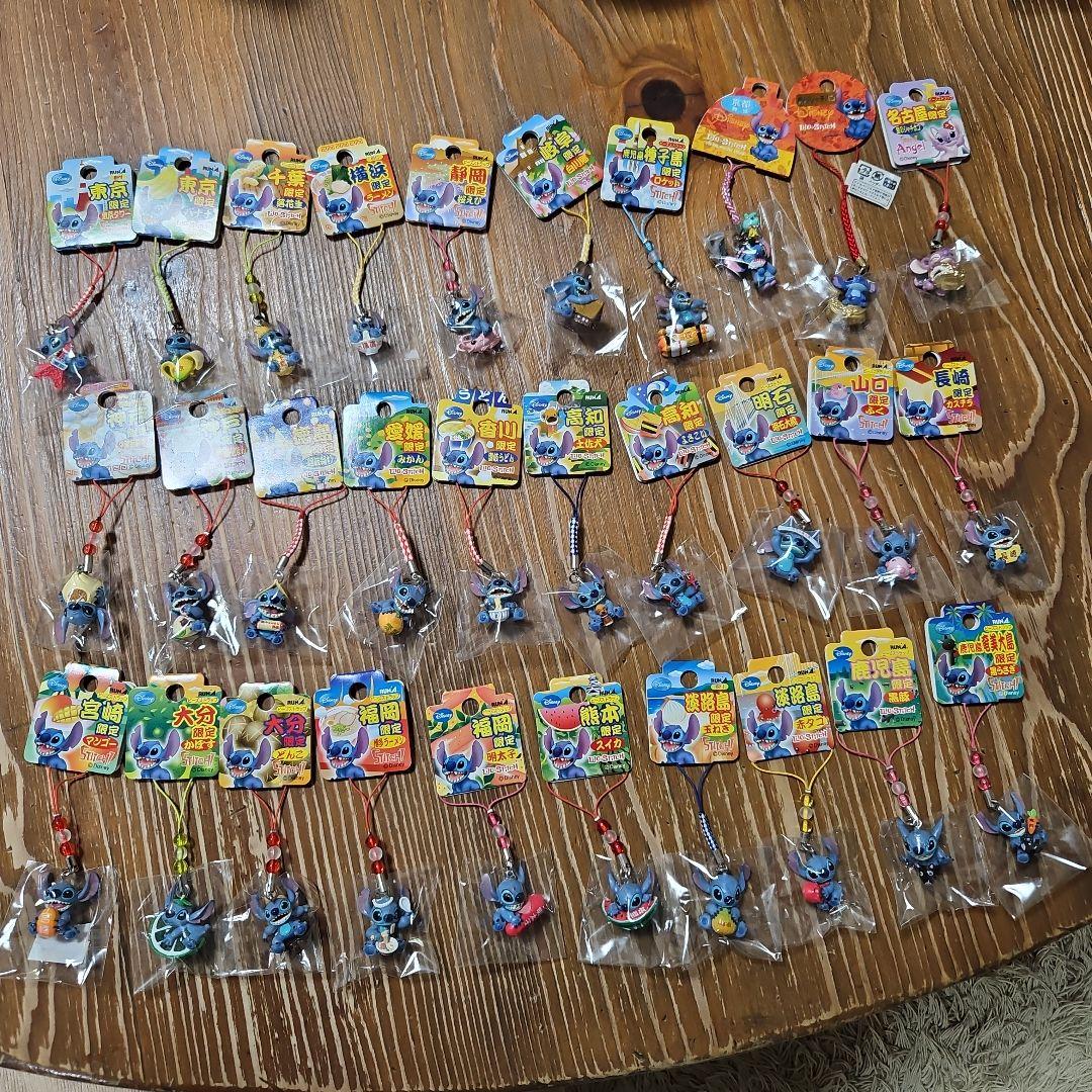 ご当地限定 ★スティッチ★ ストラップ セット