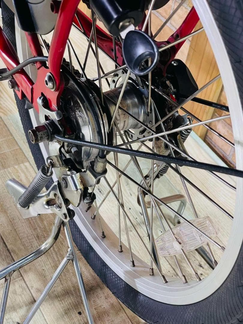 大容量 レッド系 人気NO１ パナソニック子供乗せ電動アシスト H2759