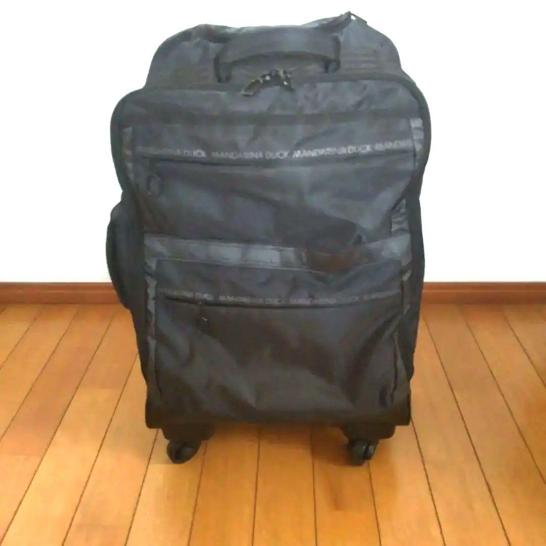 MANDARINA DUCK ソフトキャリーバッグ 色マリンブルー、4輪タイプ