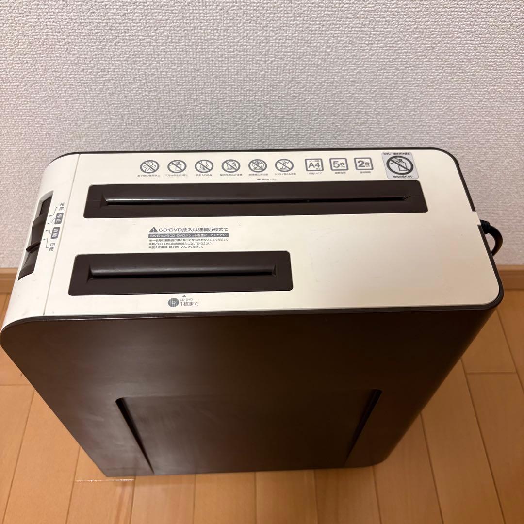 シュレッダー A4 CD DVD 動作確認済み