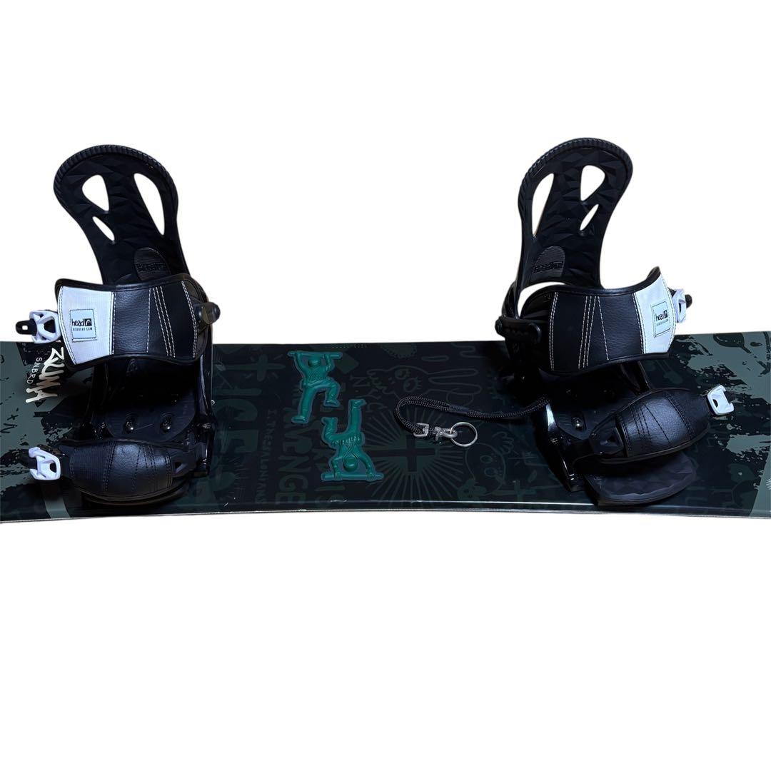 【良品】ZUMA × head TYPOS 150cm バインディング付き