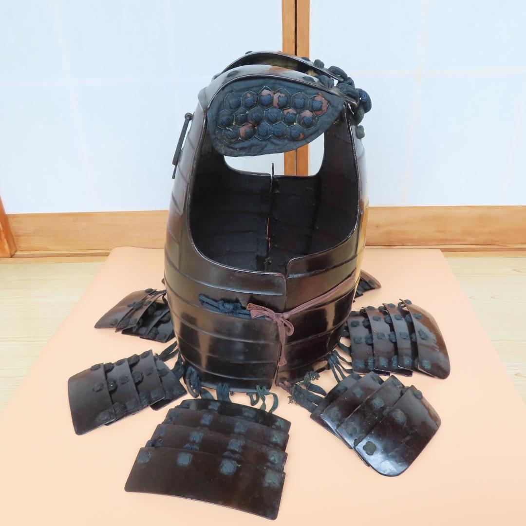 戦国時代の貸し具足　蛇の目九曜紋（鎧兜・鎧・甲冑・胴・具足）