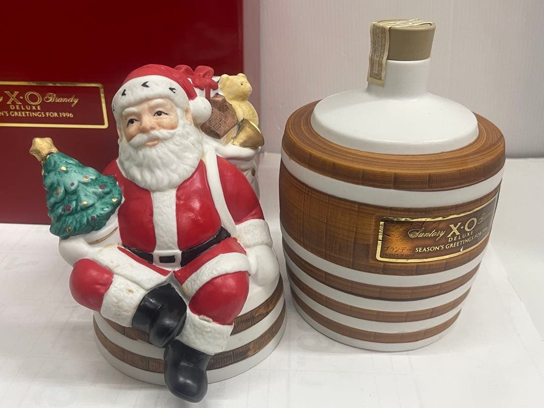 未開栓 サントリー ブランデー XOデラックス サンタクロースボトル