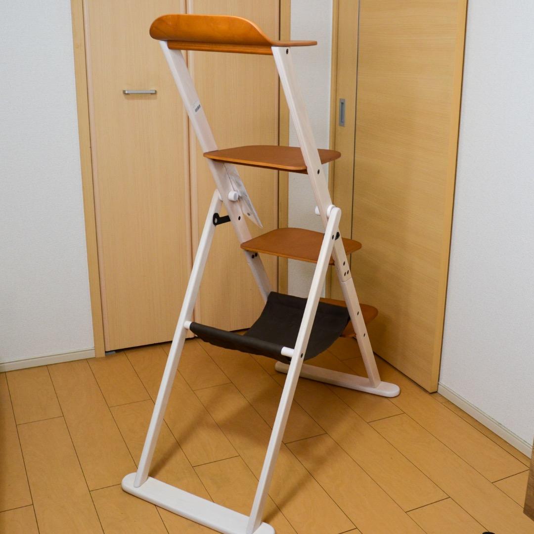 のり【美品】Richell リッチェル 木製キャットラダーラック 125H