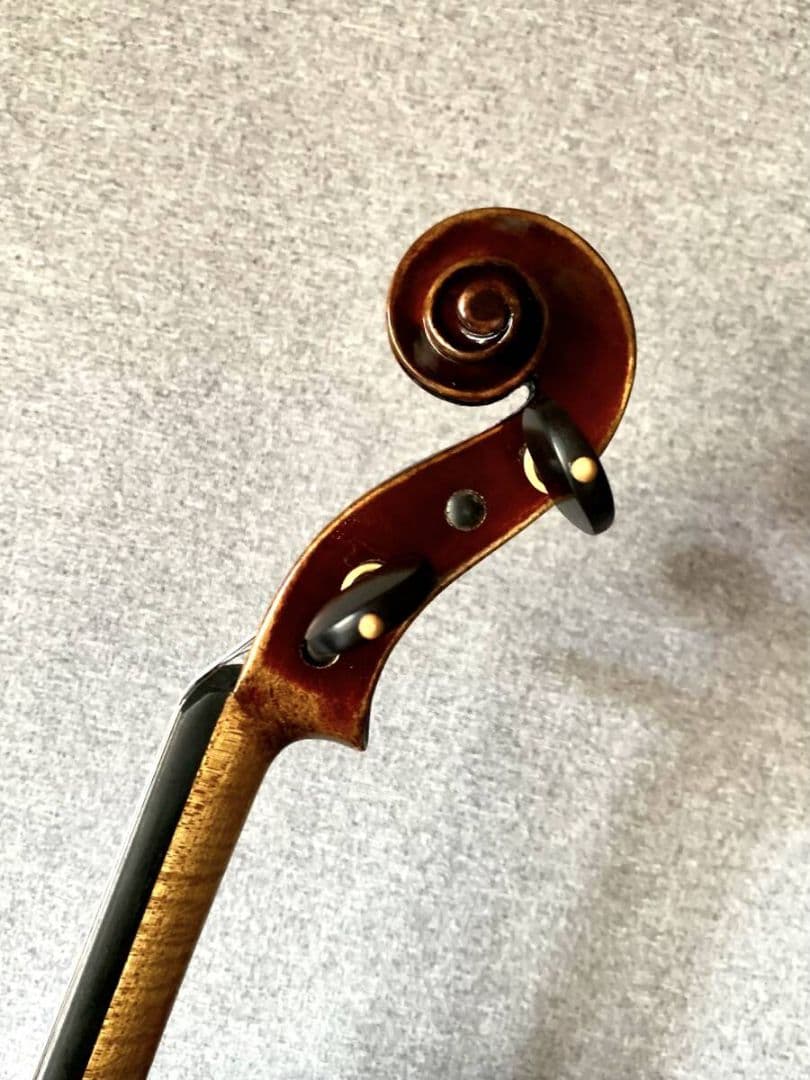 バイオリン本体 ブラウン 木製 アーチ型　4/4
