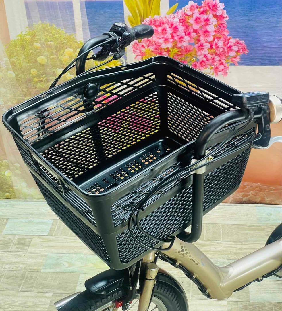 超特価！アンジェリーノ⭐️ブリヂストン子供乗せ電動アシスト自転車Y3195