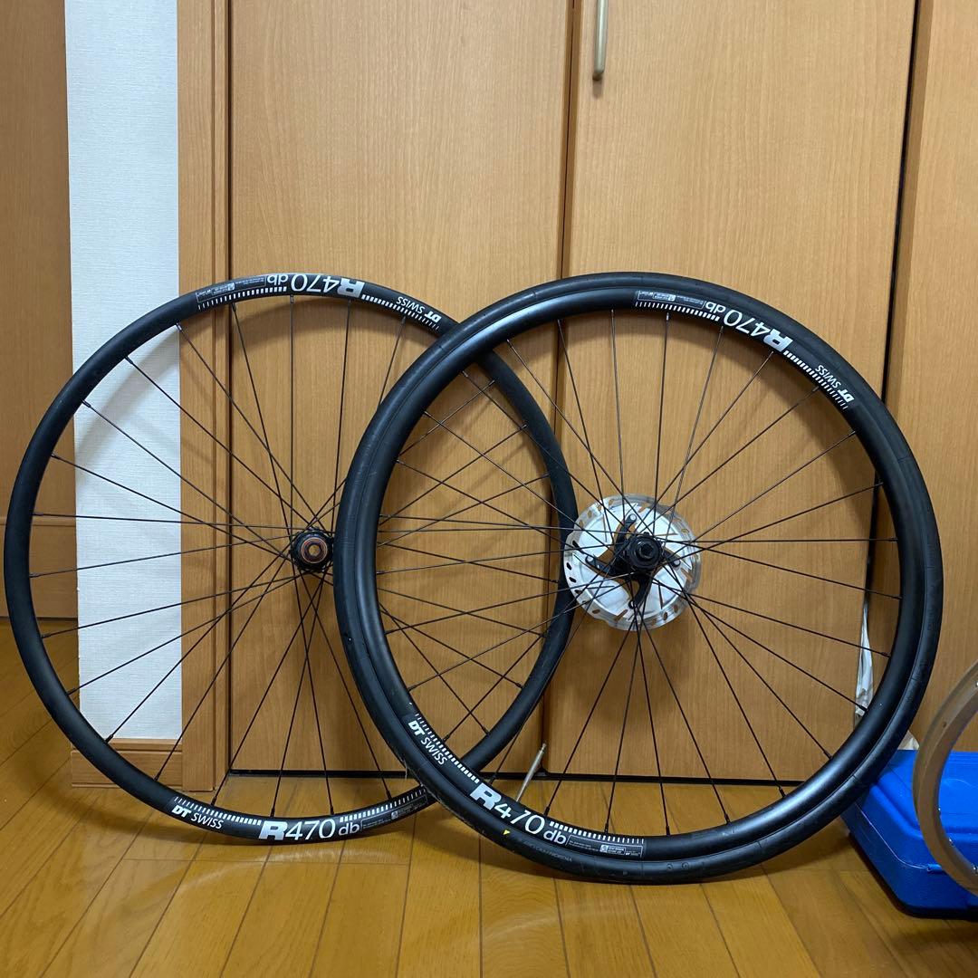 dt swiss r470db 前後　ホイール　xdrフリー　チューブレス対応