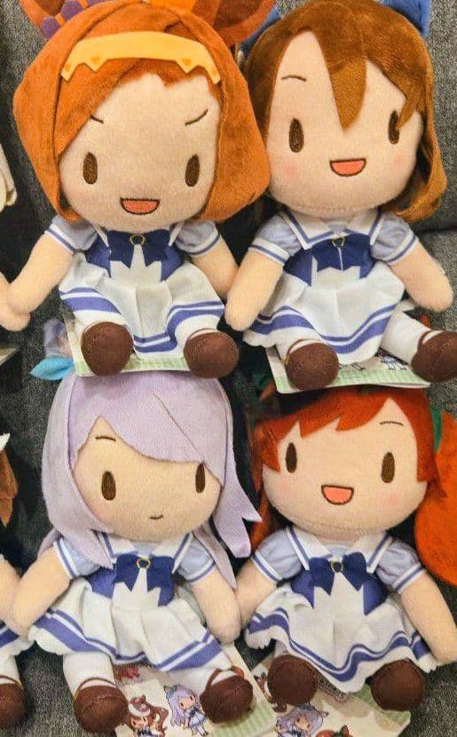 新品 ウマ娘 プリティーダービー ふわぷちぬいぐるみ 4体セット