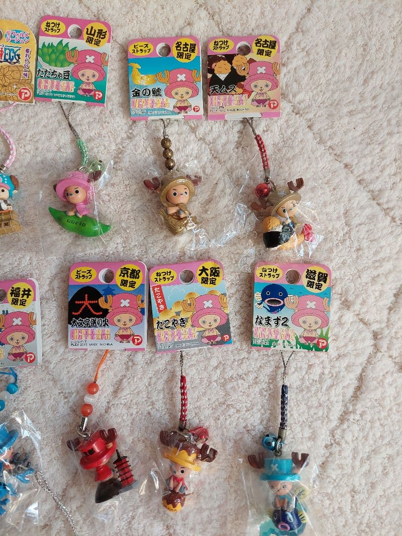 ONE PIECEご当地キャラクター ストラップ 22 個セット　チョッパー