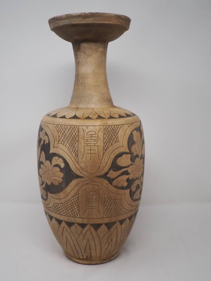 花紋　瓶　壺　花瓶　中華　中国