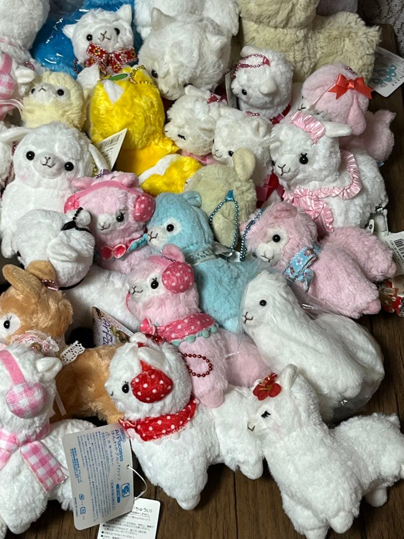 アルパカッソ＆ベイビーアルパカッソ　ぬいぐるみ＆ポーチ＆小物れ　大量セット