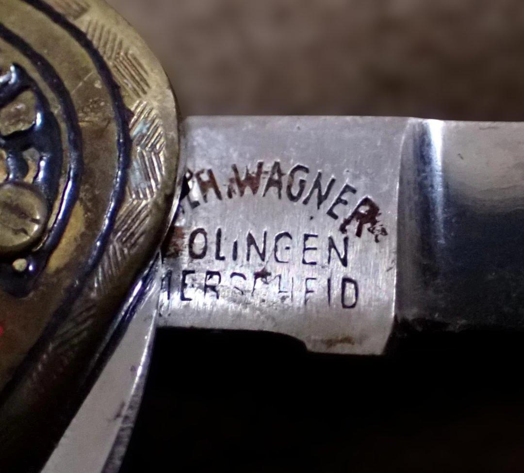 アンティーク/ヴィンテージ Wilh Wagner Solingen美しいナイフ